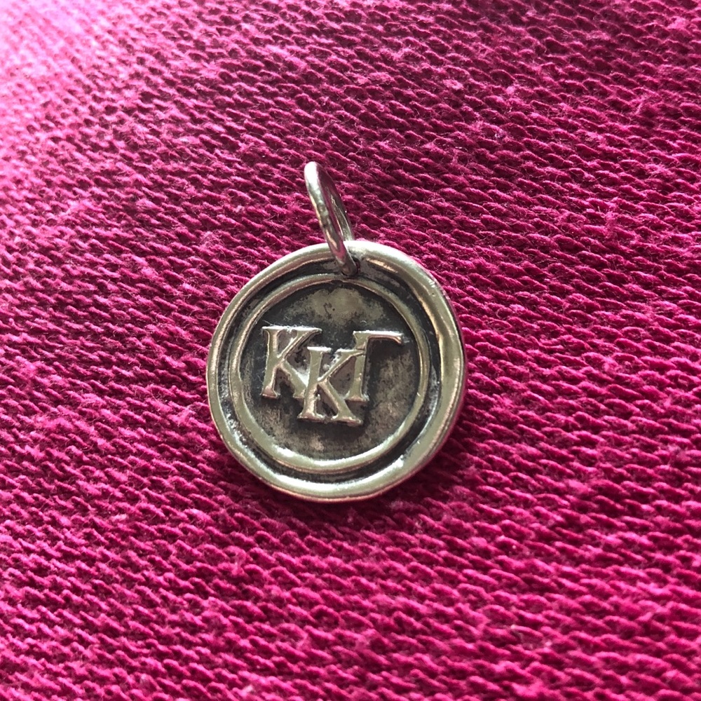 925 Sterling Silver Kappa Kappa Gamma Pendant